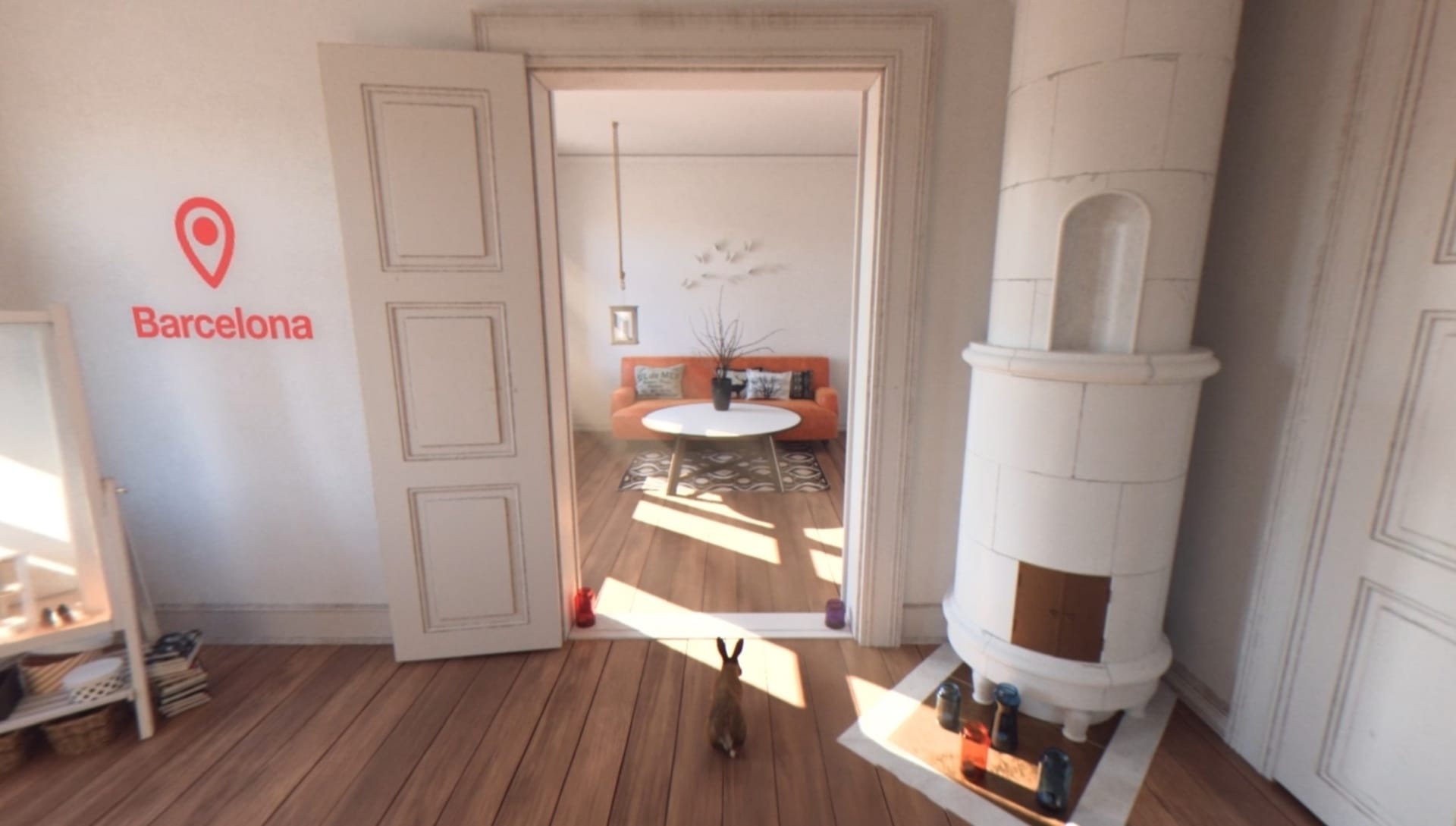 Follow the Rabbit into an Airbnb VR Experience by Bipolar Studio | Chaos