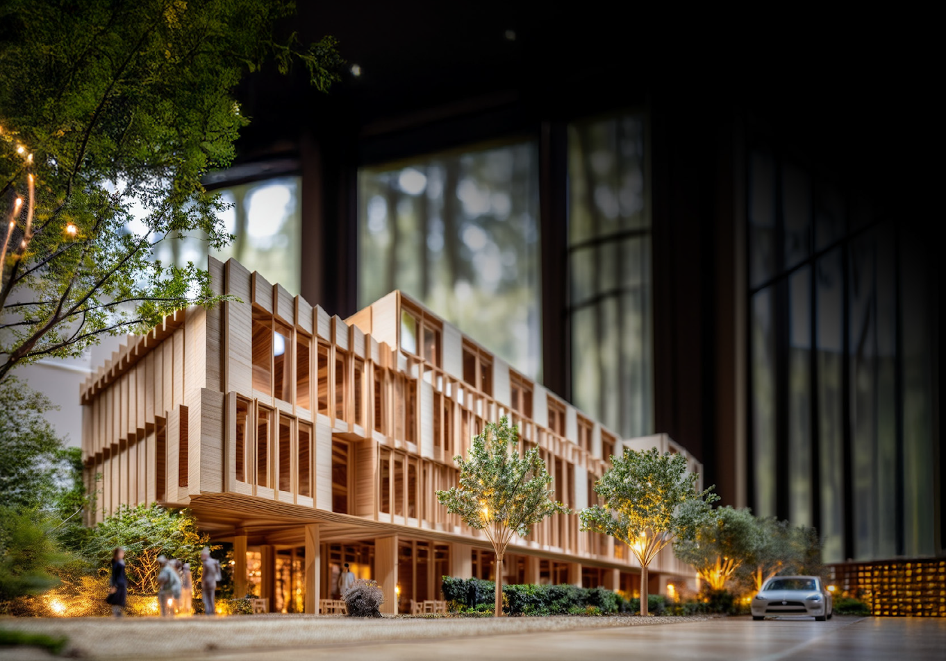 Architectural render created with Chaos